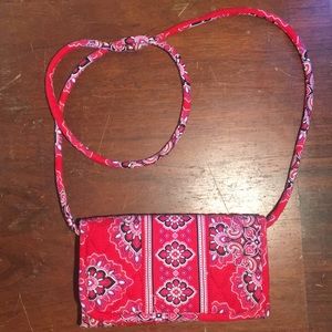 Vera Bradley cross body wallet
